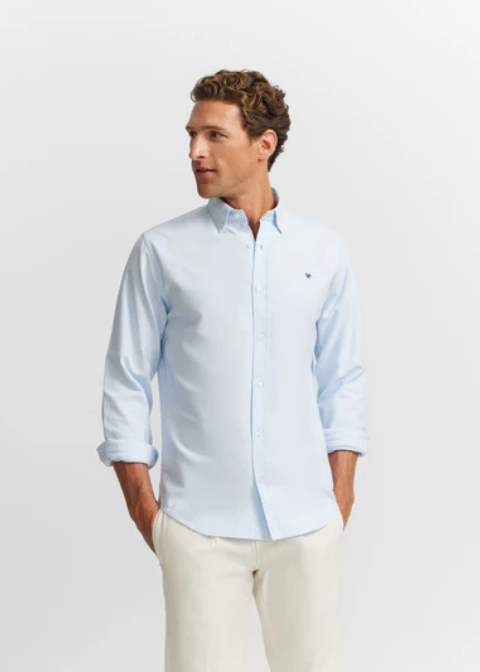 Camisa azul celeste sport