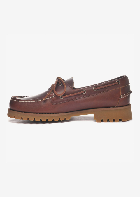 Mocasín SEBAGO marrón suela goma