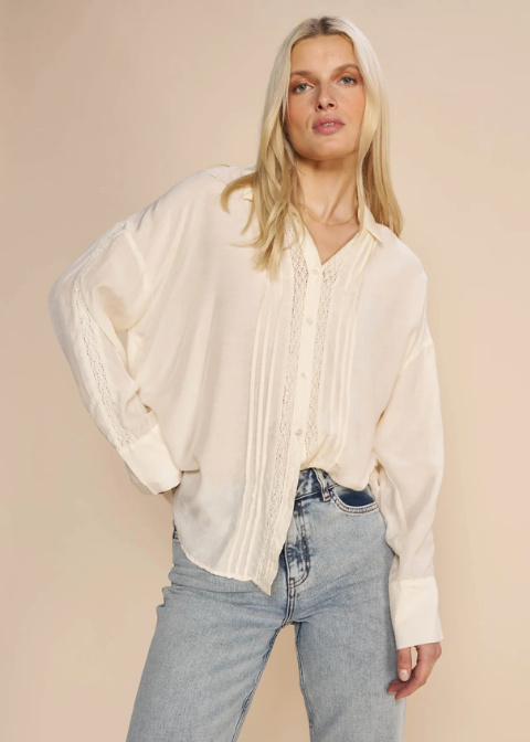 Camisa MOS MOSH crudo encaje