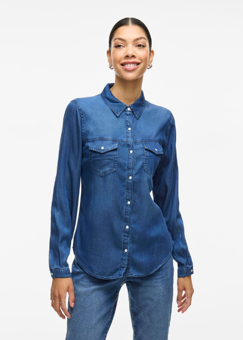 Camisa VIBISTA azul oscuro