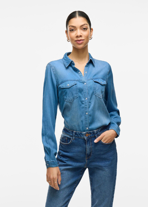 Camisa VIBISTA azul claro