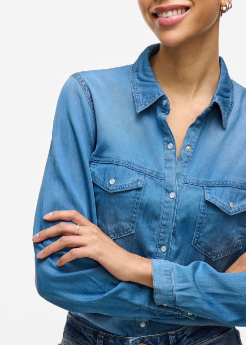 Camisa VIBISTA azul claro