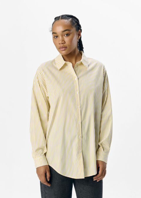 Camisa OBJTUTTA rayas amarillas