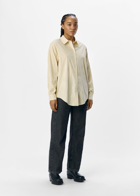 Camisa OBJTUTTA rayas amarillas