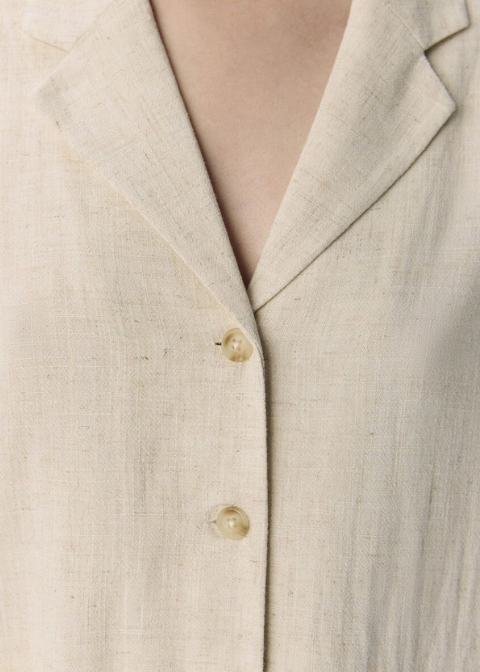 Camisa OBJSANNE beige