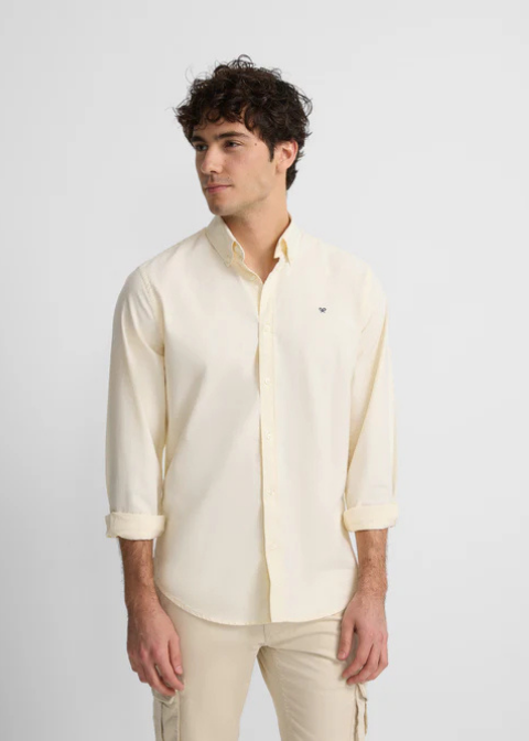 Camisa amarillo oxford