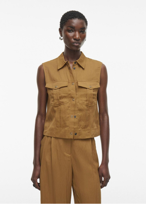 Camisa ROUGE EDIT camel