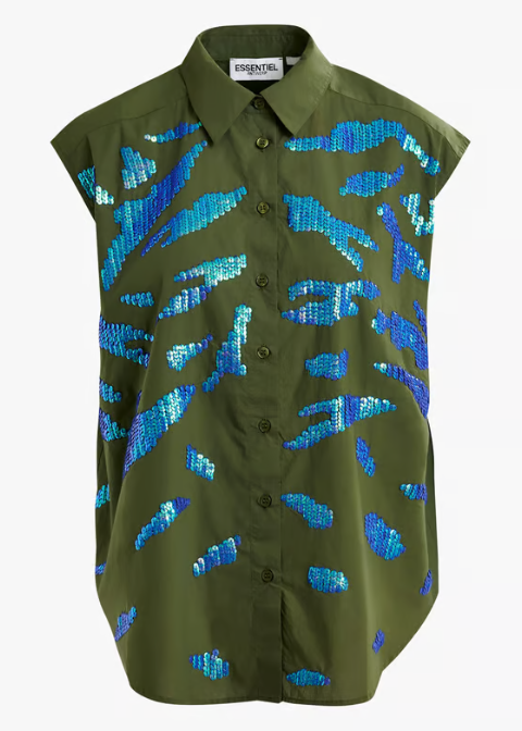 Camisa ESSENTIEL verde