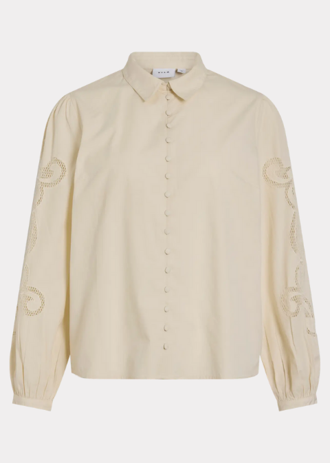 Camisa VILA detalles calados