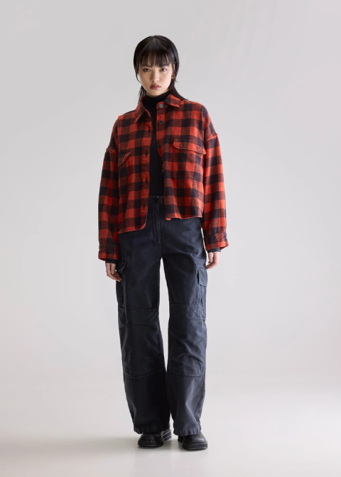 Camisa BELLEROSE roja cuadros