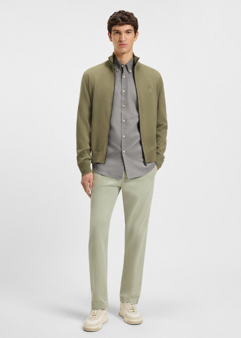 Camisa HOGO BOSS gris verdoso oxford