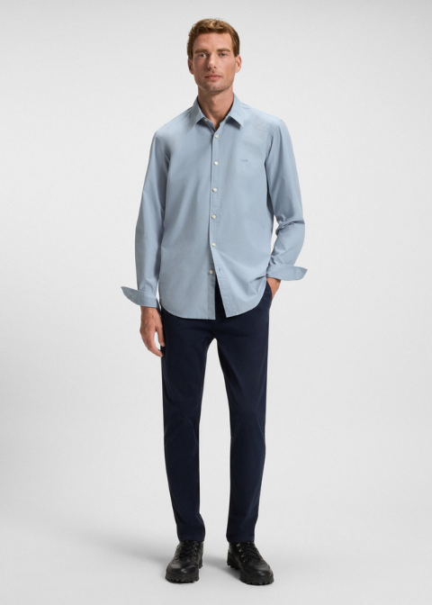 HB. Camisa 50518304 azul cielo popelin regular fit C·AZ.T·L