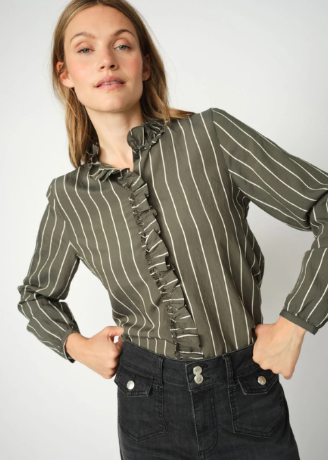 Camisa MOS MOSH raya dorada