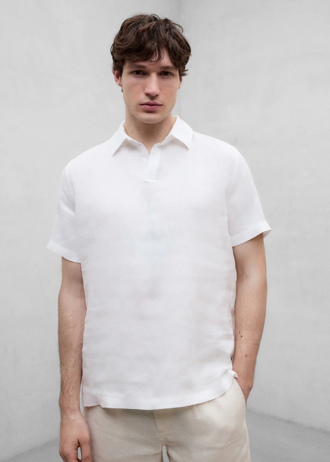 Camisa ECOALF blanco lino