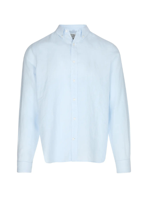 Camisa ECOALF azul claro lino