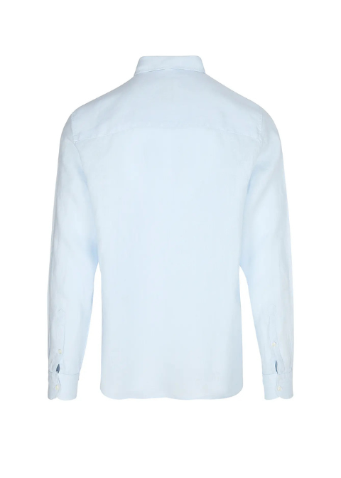 Camisa ECOALF azul claro lino