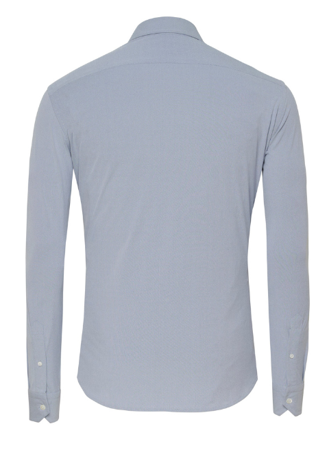 Camisa TRAIANO azul grisaceo punto elastico