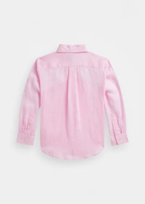 Camisa RALPH LAUREN rosa lino