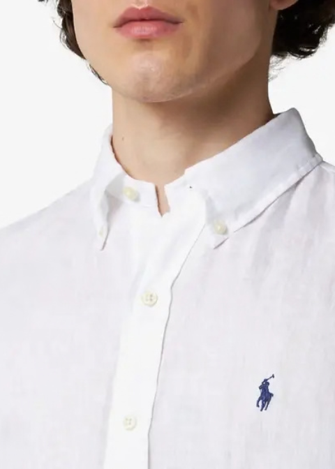 Camisa RALPH LAUREN blanco lino