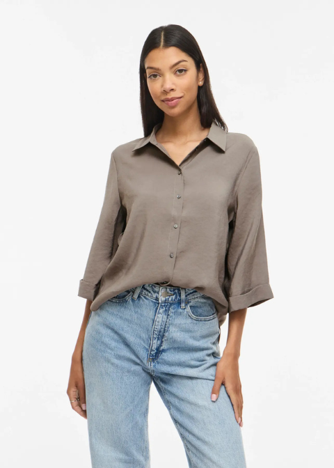 Camisa VILA color topo