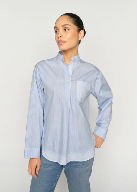 Camisa MOS MOSH azul rayas