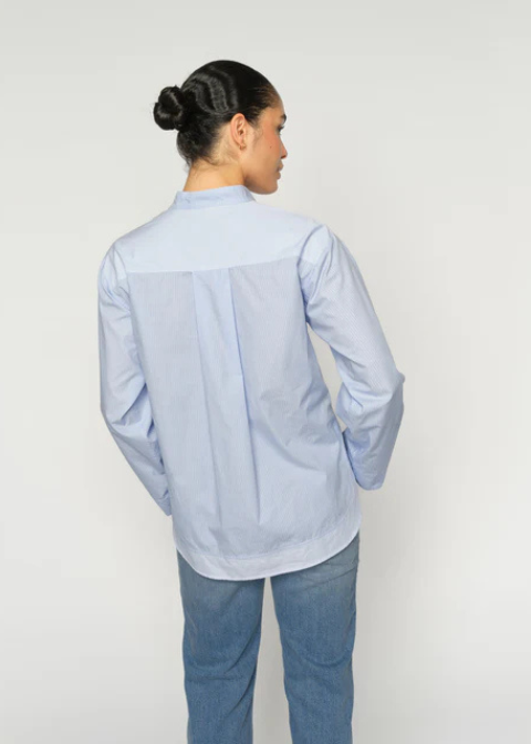 Camisa MOS MOSH azul rayas