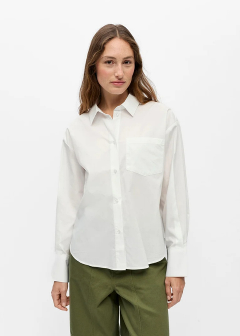 Camisa OBJECT blanca clásica