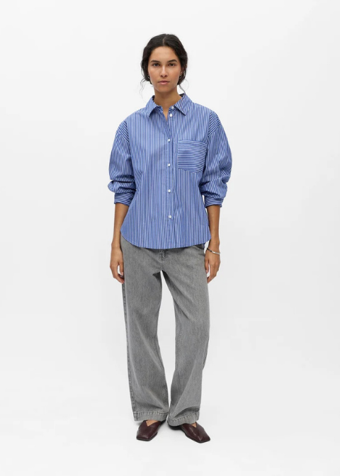 Camisa OBJECTestampado rayas