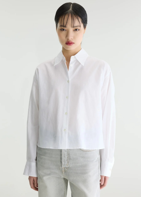 Camisa BELLEROSE blanca popelín