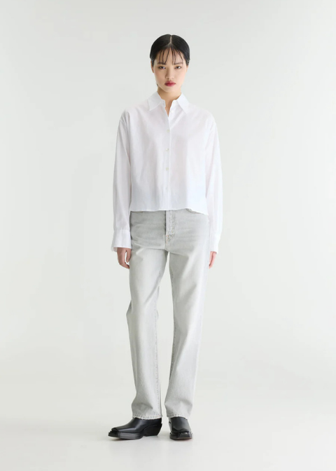 Camisa BELLEROSE blanca popelín