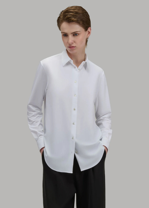 Camisa XACUS blanco elastica regular fit