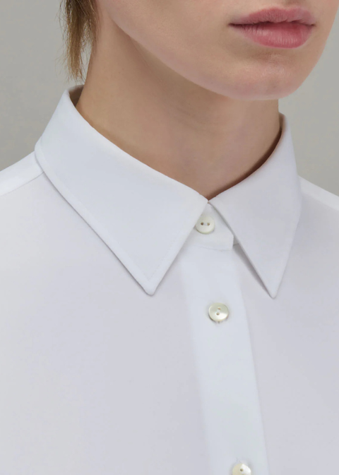 Camisa XACUS blanco elastica regular fit