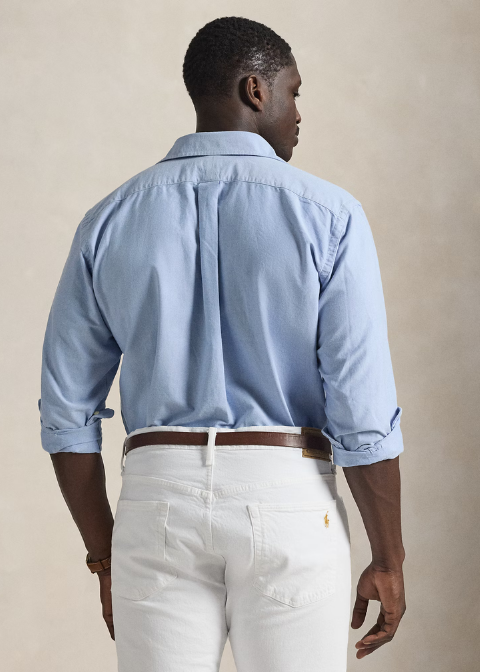 Camisa RALPH LAUREN azul claro logo