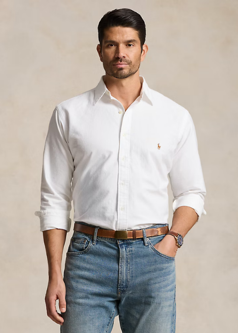 Camisa RALPH LAUREN blanca logo