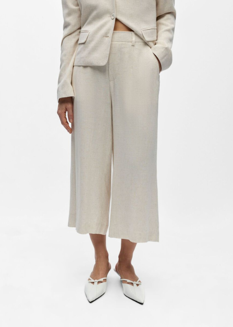 Culotte OBJECT beige ancho