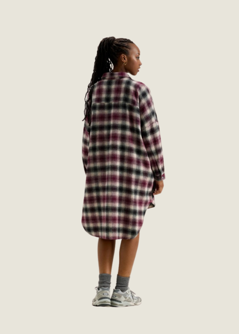 Vestido BELLEROSE cuadros overside