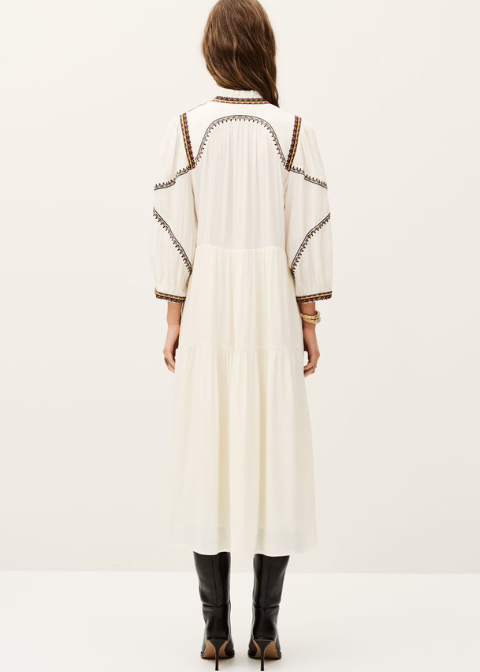 Vestido BASH crudo midi