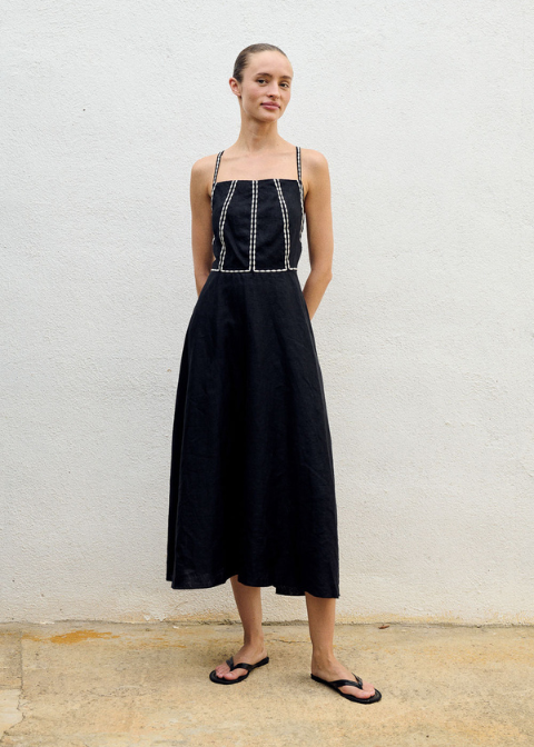 Vestido SITA MURT negro midi