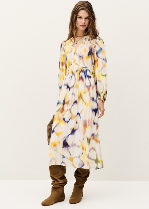 Vestido FLOR tie dye