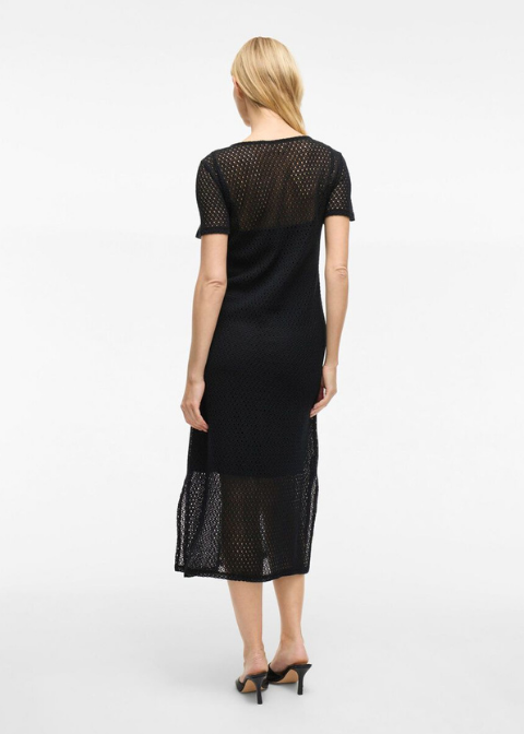 Vestido VILA negro calado forro