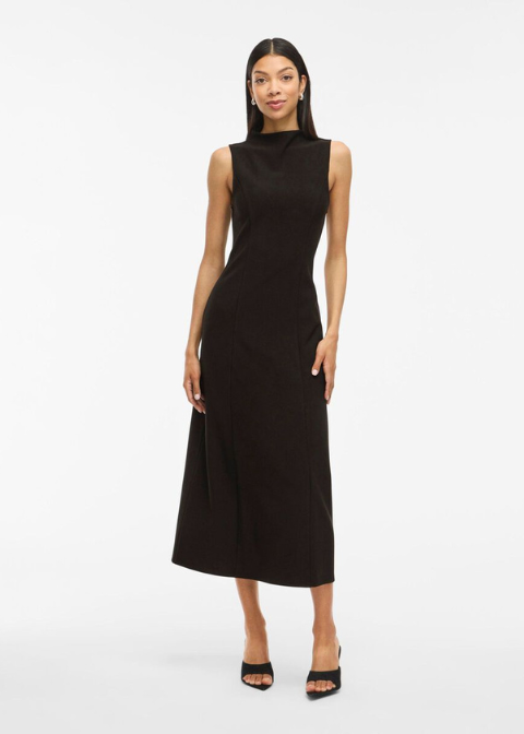 Vestido VILA negro midi