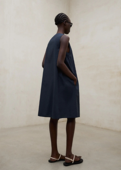 Vestido ECOALF azul oscuro