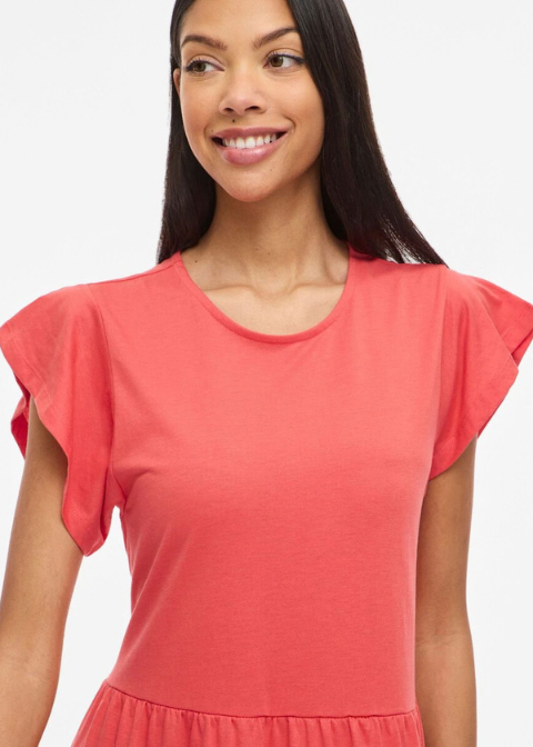 Vestido VILA coral  midi