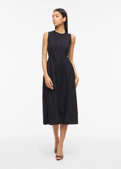 Vestido VILA negro midi