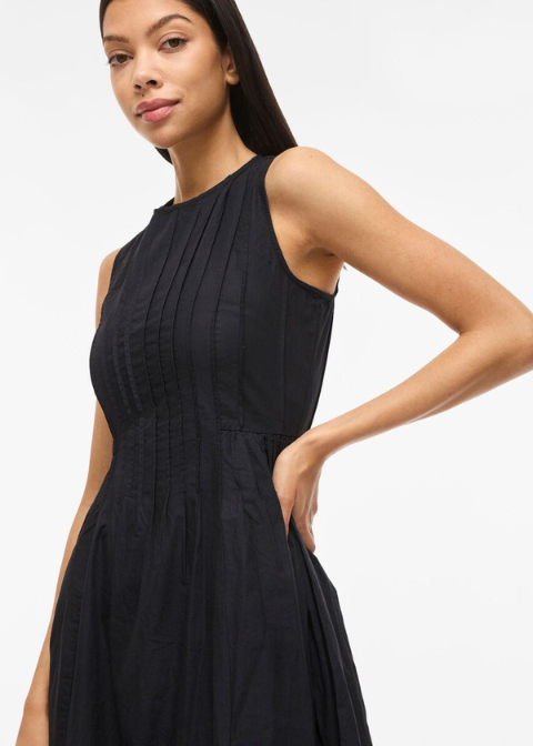 Vestido VILA negro midi