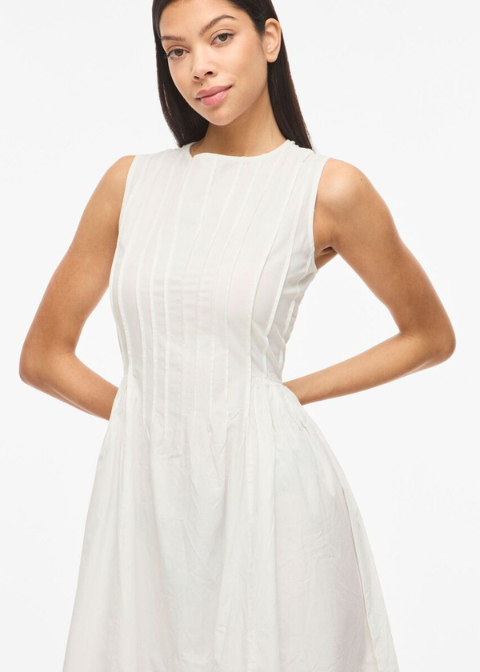 Vestido VILA blanco midi