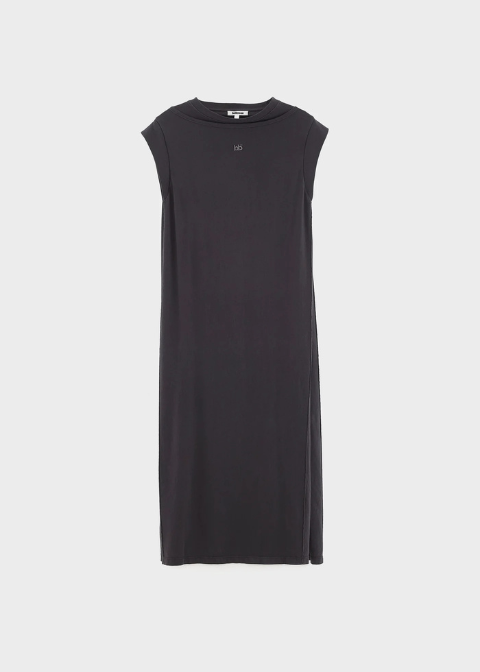 Vestido BELLEROSE negro algodón