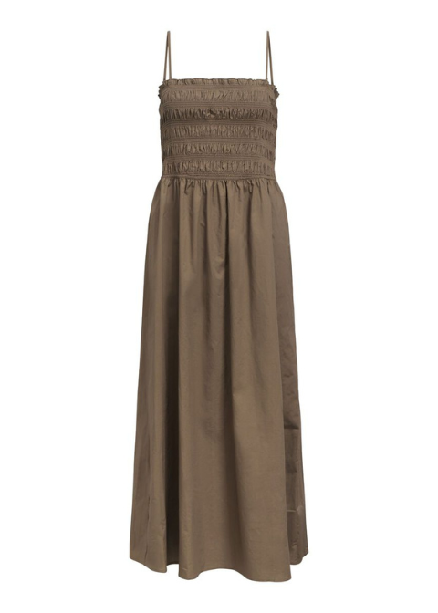Vestido OBJECT topo midi  nido de abeja