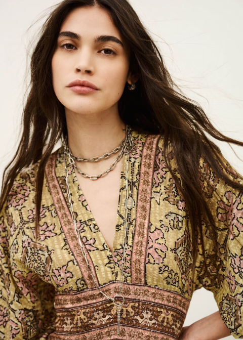 Vestido BA&SH estampado