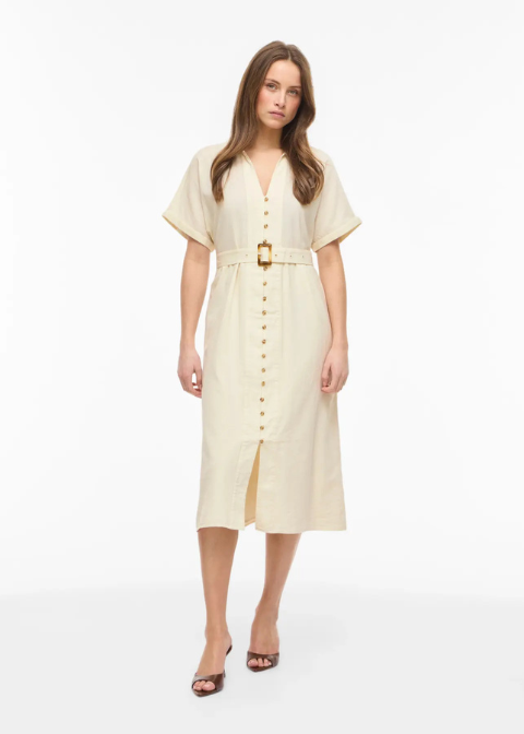 Vestido VILA beige